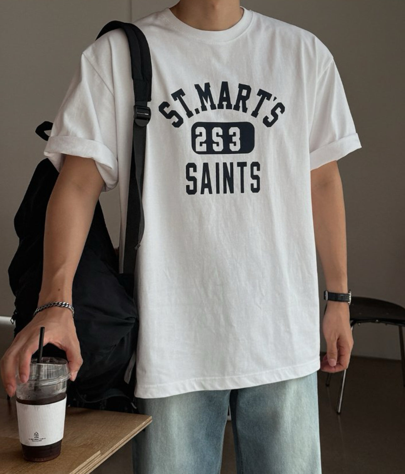 ST.MART's 印花Oversize短袖