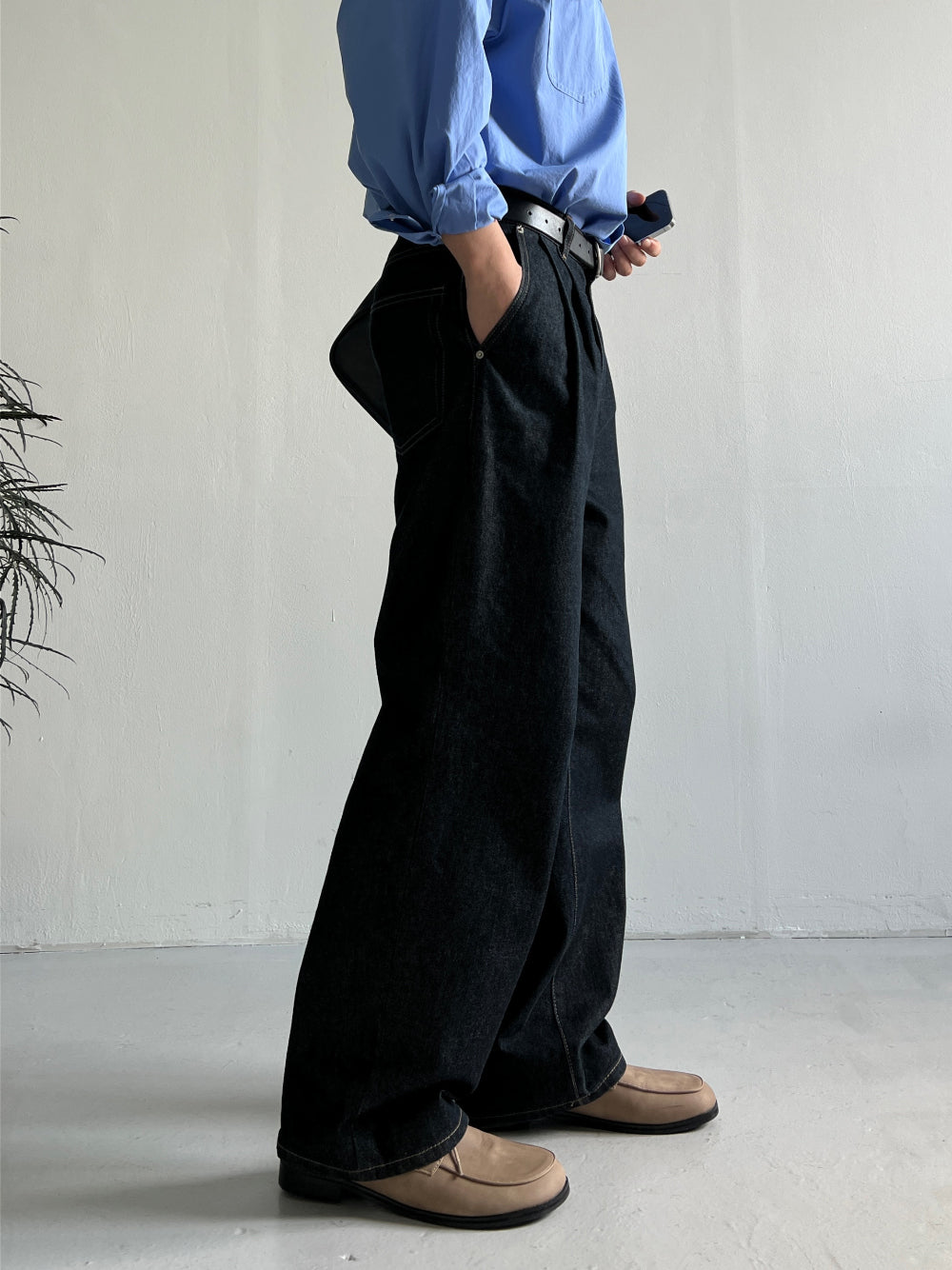 韓系極簡風皮鞋｜2色入