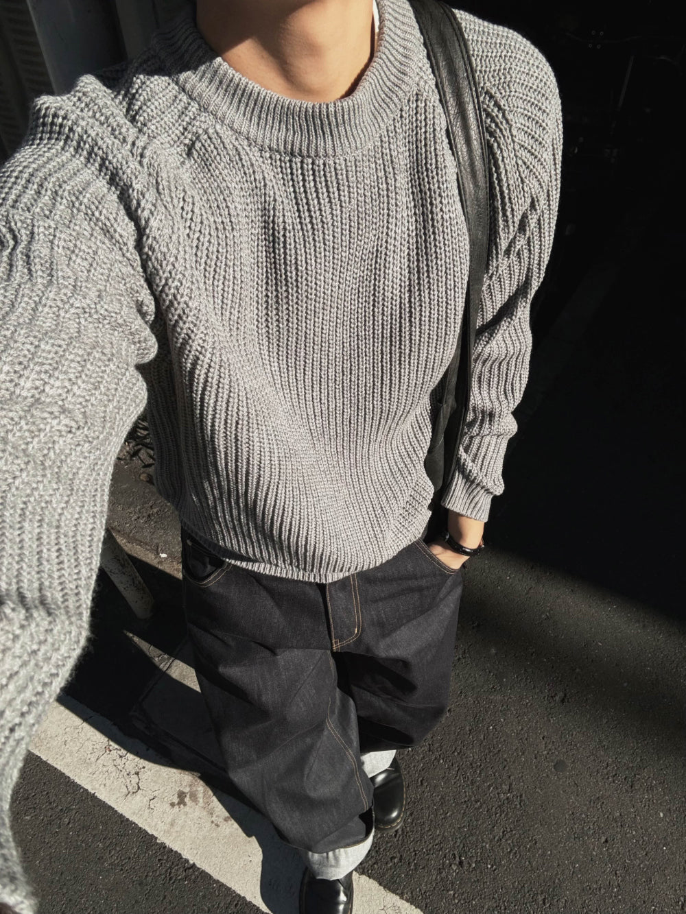 福利價🧧基礎款華夫格圓領針織衫｜7色入