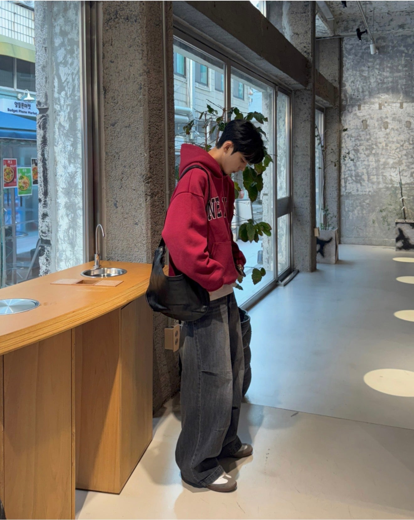 NEW YORK 刺繡連帽衛衣|5色入