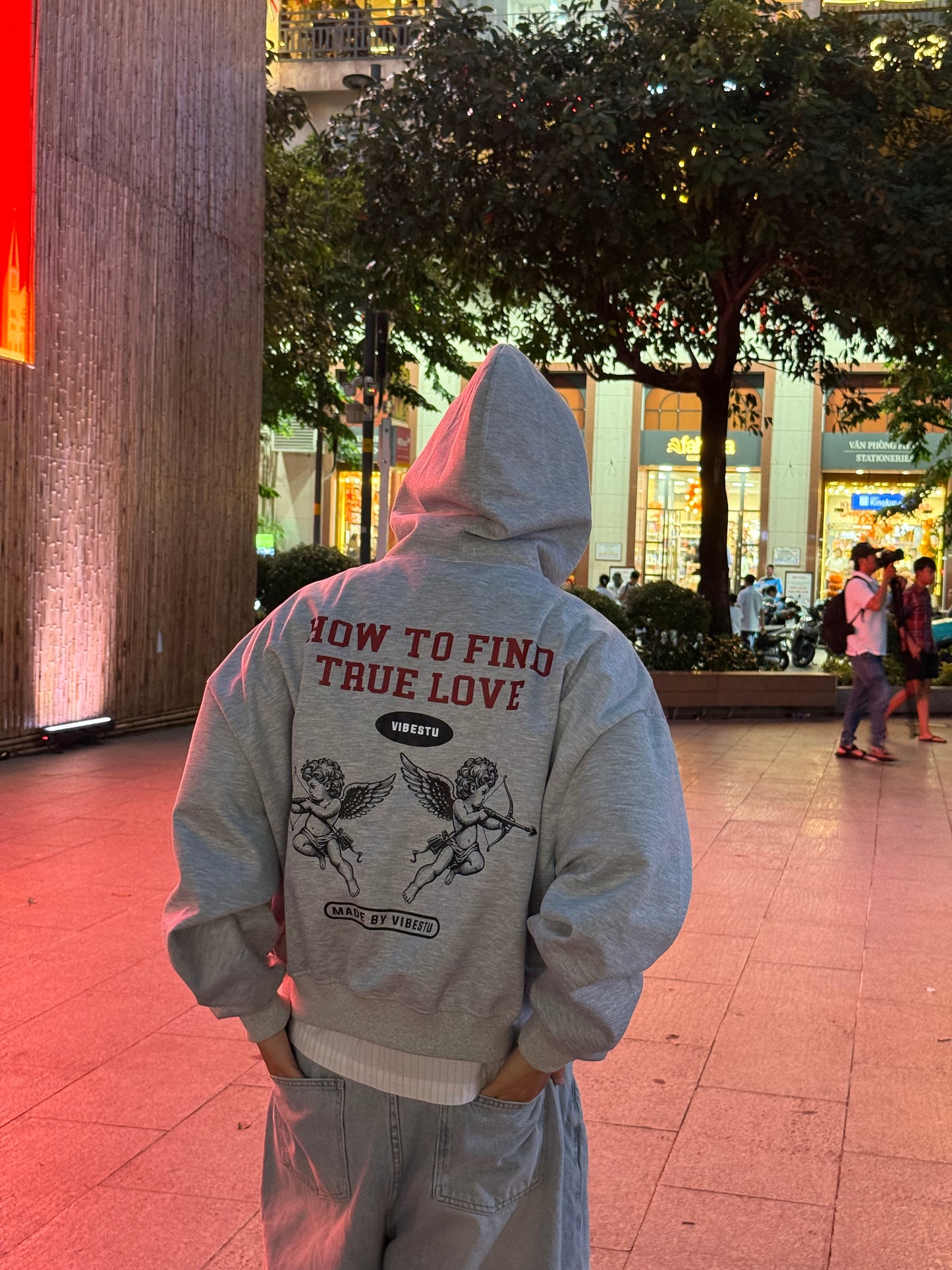 True Love 短版寬鬆雙頭拉鏈衛衣🇻🇳