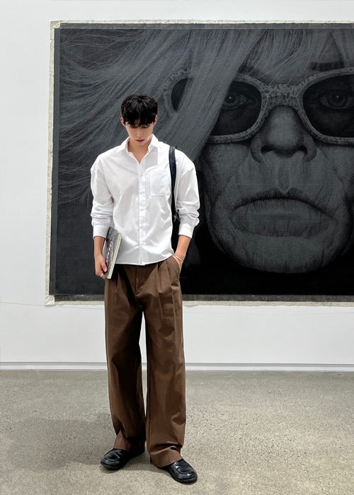 韓系極簡風皮鞋｜2色入