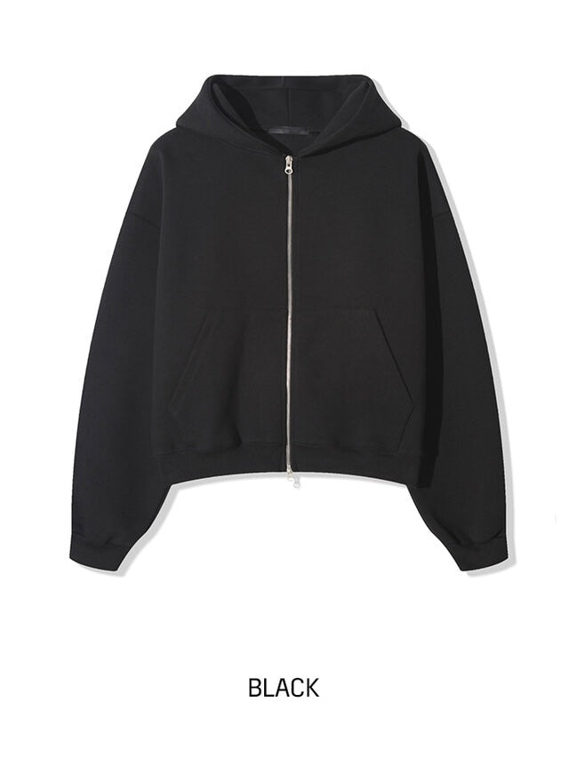 短款比例更好👍🏻基礎短款開胸衛衣｜3色入