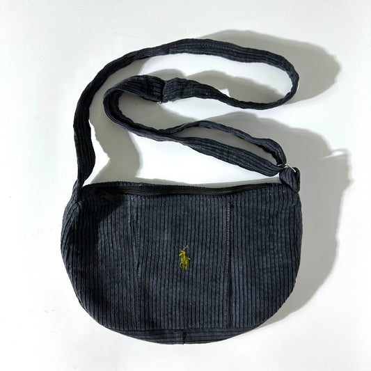 Remade Polo Bag BK（長度可調教）燈芯絨質地！