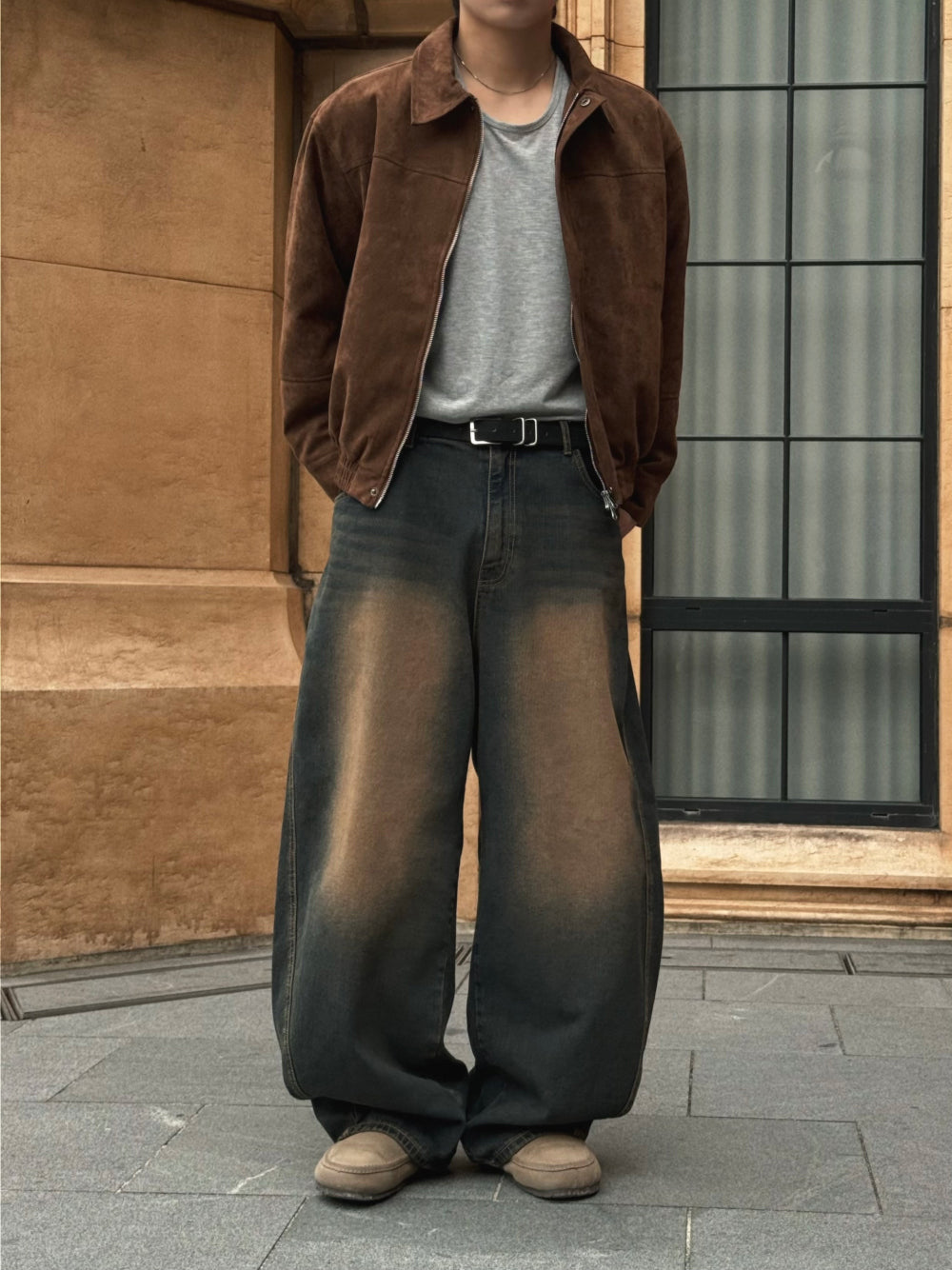 PREMIUM👑簡約款哈靈頓麂皮外套｜3色入