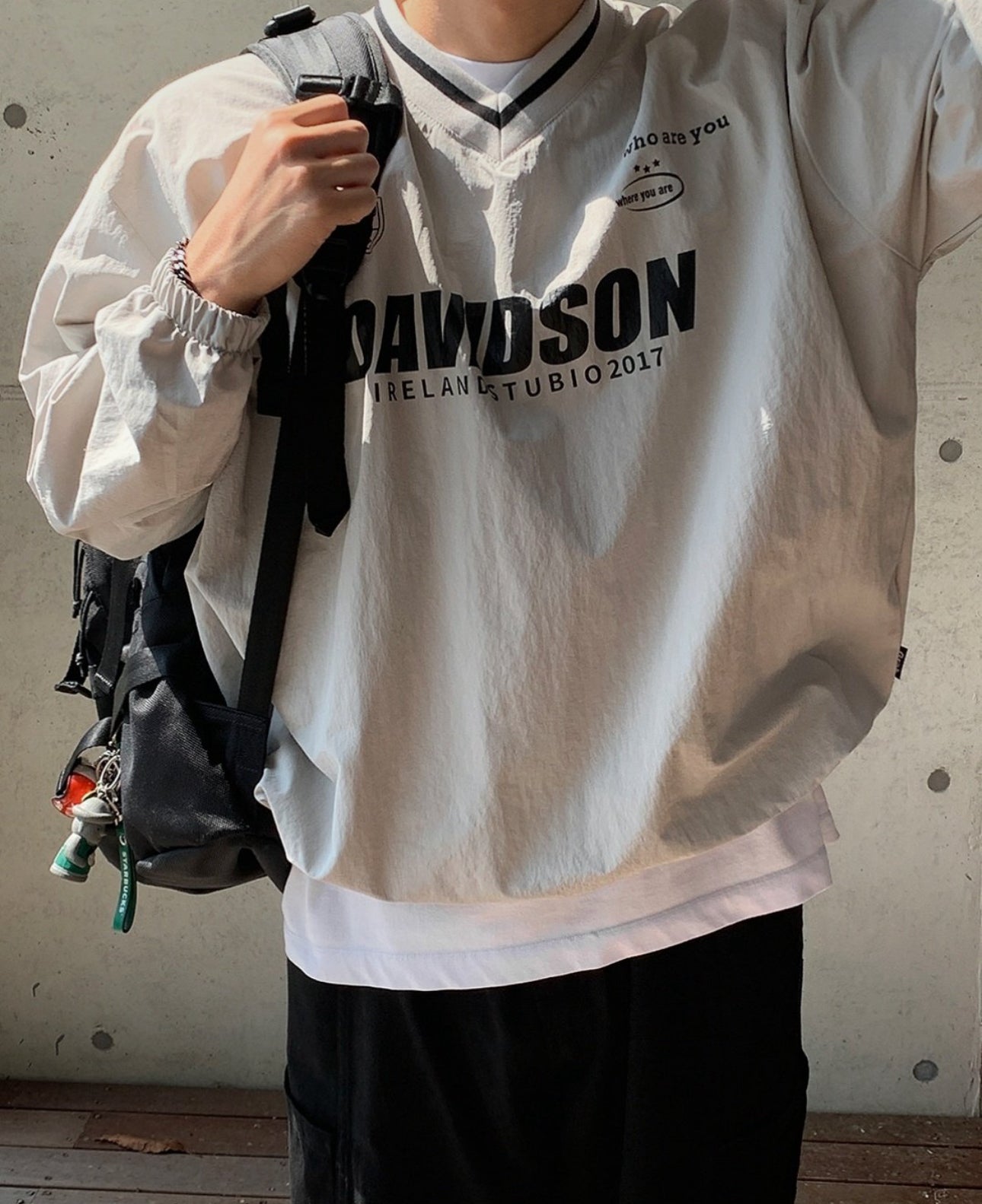 Davidson 尼龍材質衛衣