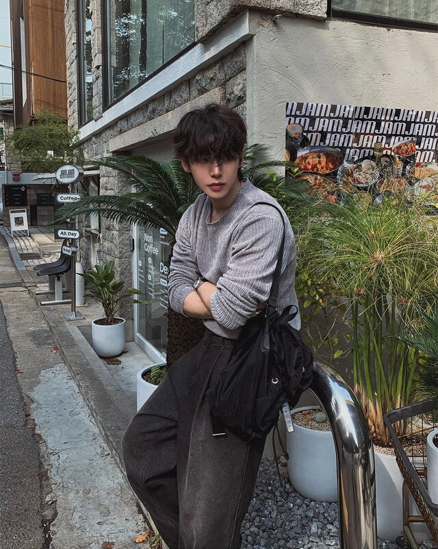 秋冬必備🍂細坑紋長袖TEE｜4色入