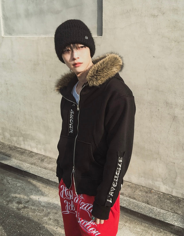 AMOUR超高質毛毛連帽衛衣｜2色入