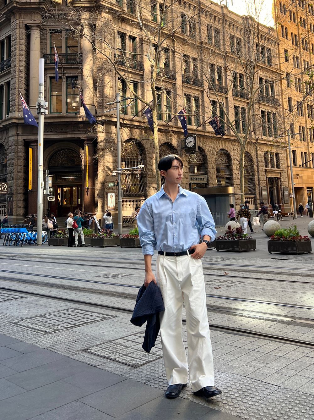 早春必入🍃知性條紋寬鬆恤衫｜2色入