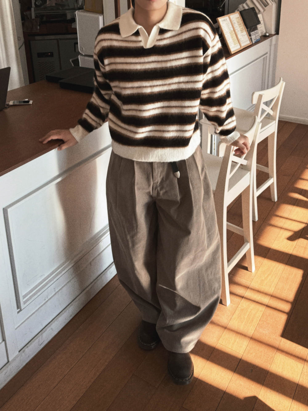 含內絨✔️百搭款寬鬆廓型休閒褲｜3色入