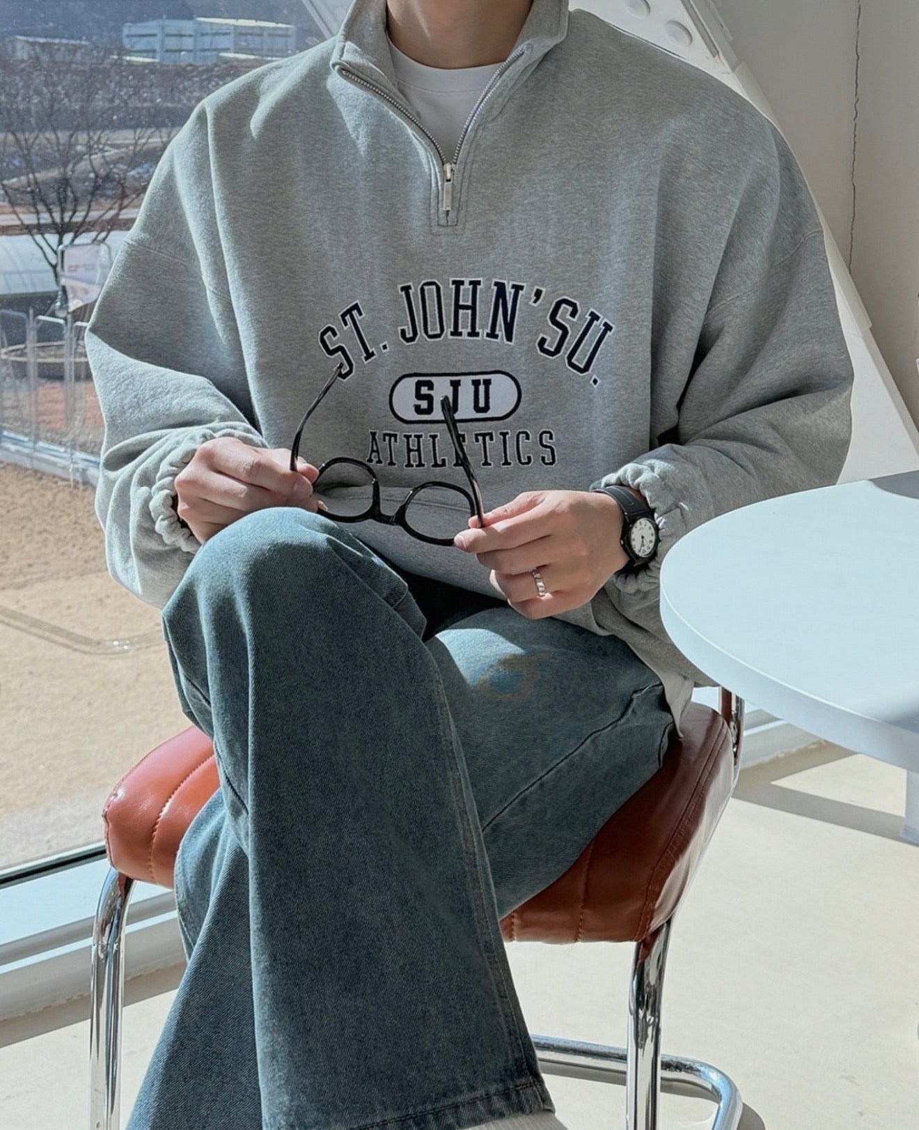 ST.JOHN’SU Half Zip MTM