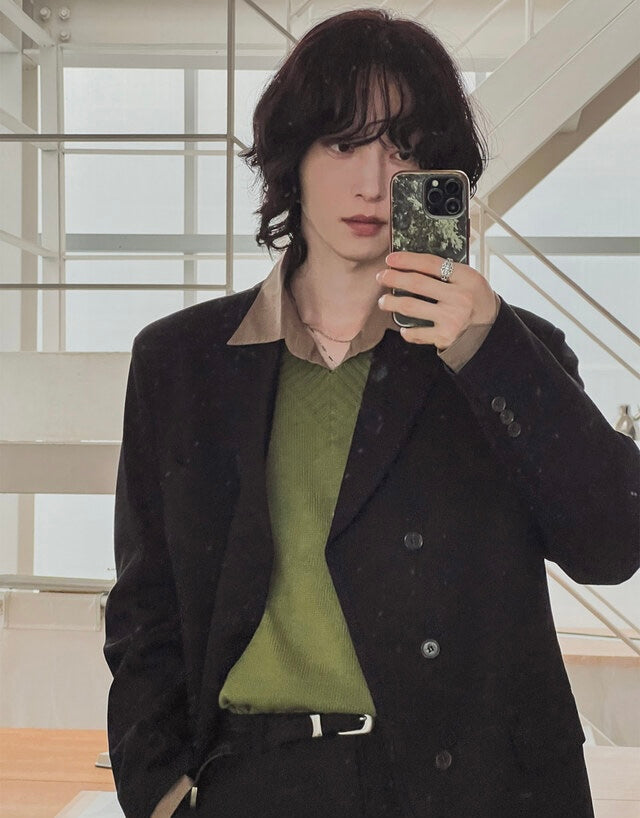 基礎款必入！純色 V領針織背心 | 8色入