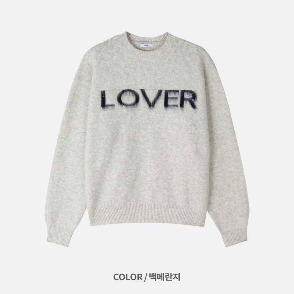 絨毛感🧶Lover刷毛針織衫｜4色入