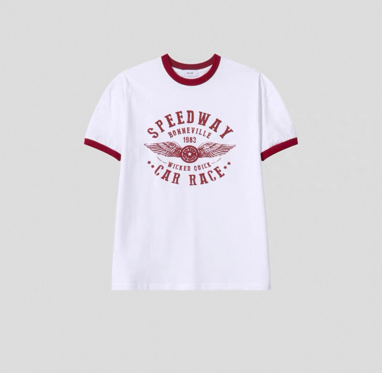 Speed way 復古圖騰 Ringer Tee