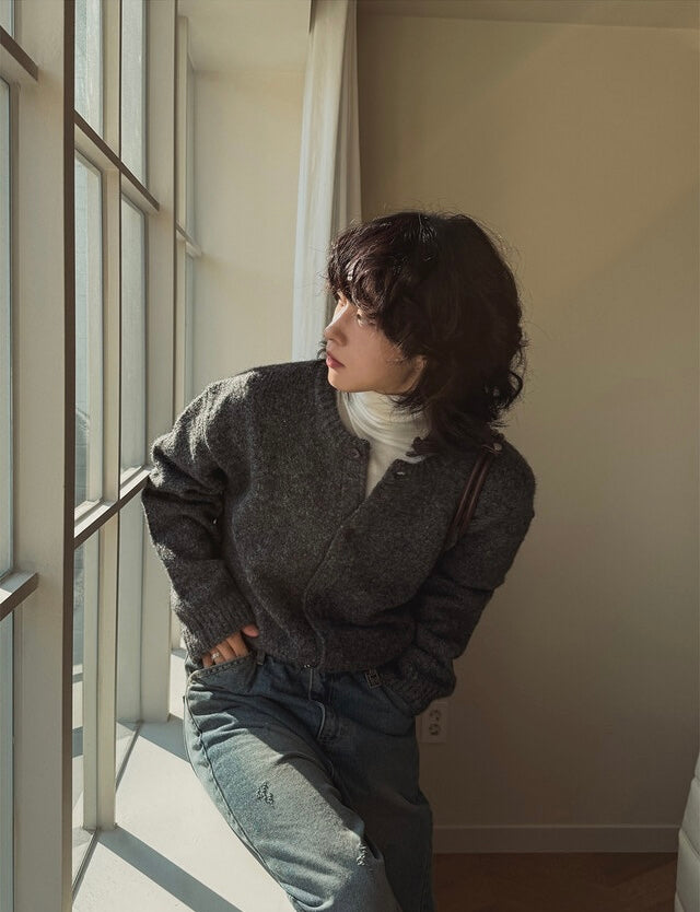 節日推薦🎅🏻輕熟質感開胸針織外套｜6色入