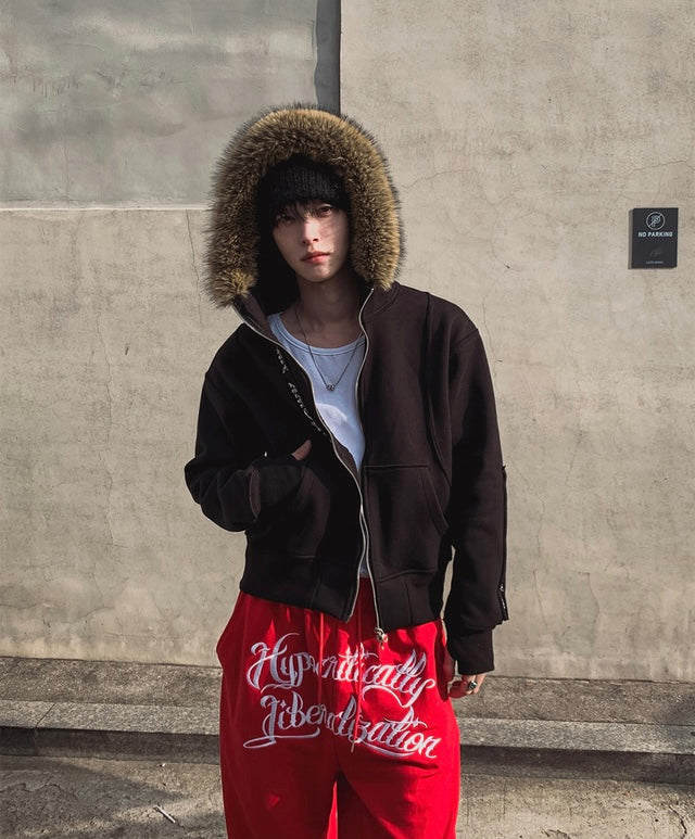 AMOUR超高質毛毛連帽衛衣｜2色入