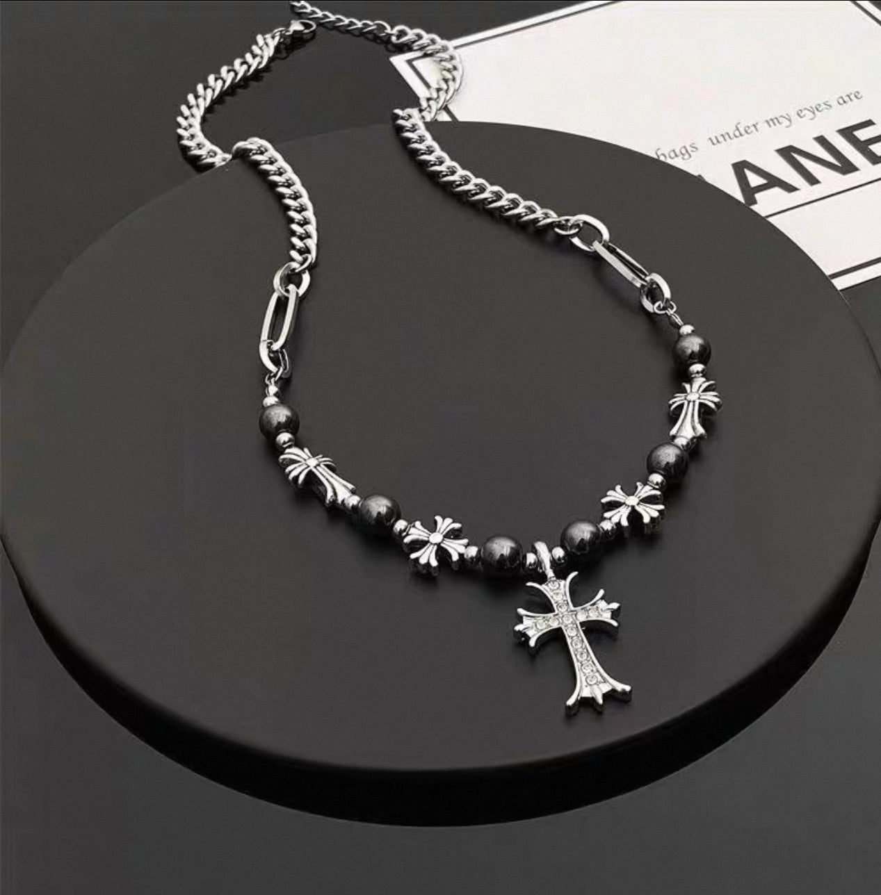 Vintage Multi Cross Necklace