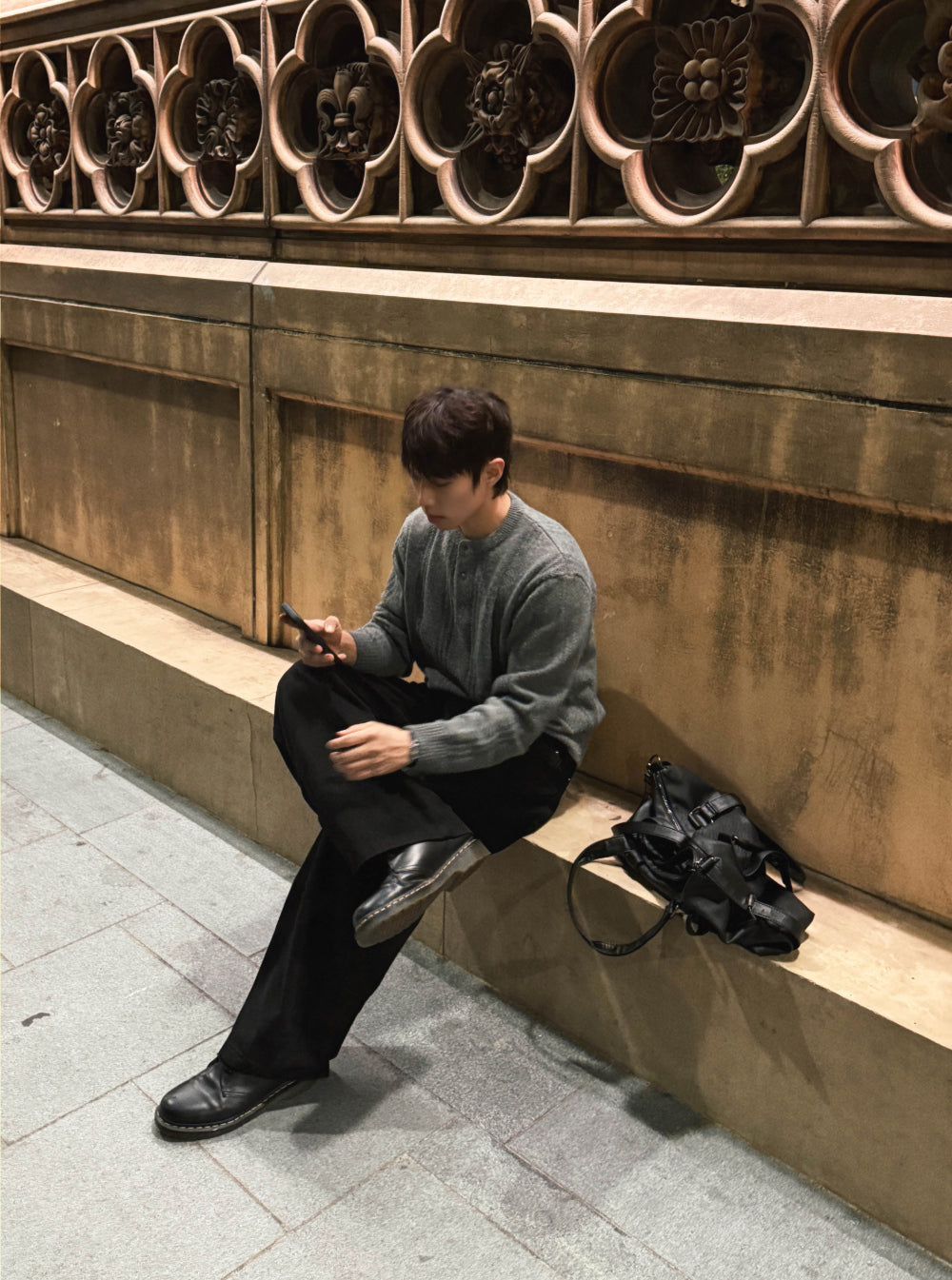 PREMIUM👑細麻花亨利領針織衫｜4色入