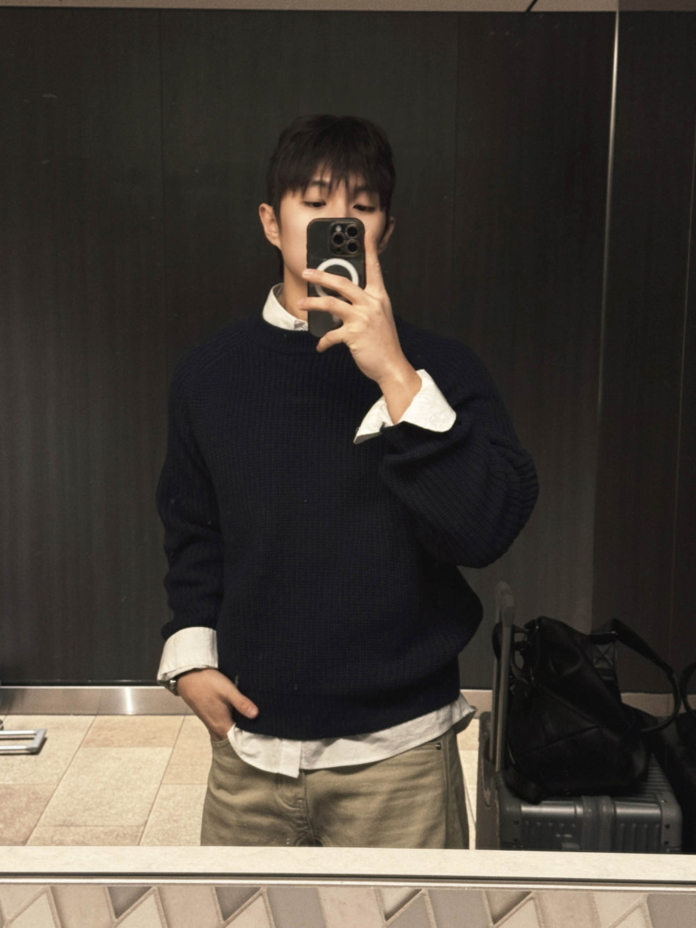 福利價🧧基礎款華夫格圓領針織衫｜7色入