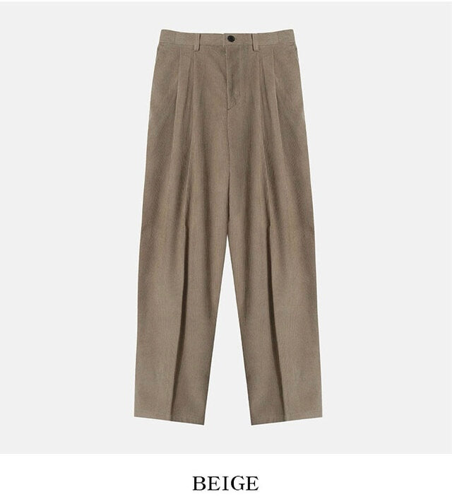 [大熱款🔥]燈芯絨直紋長褲｜5色入