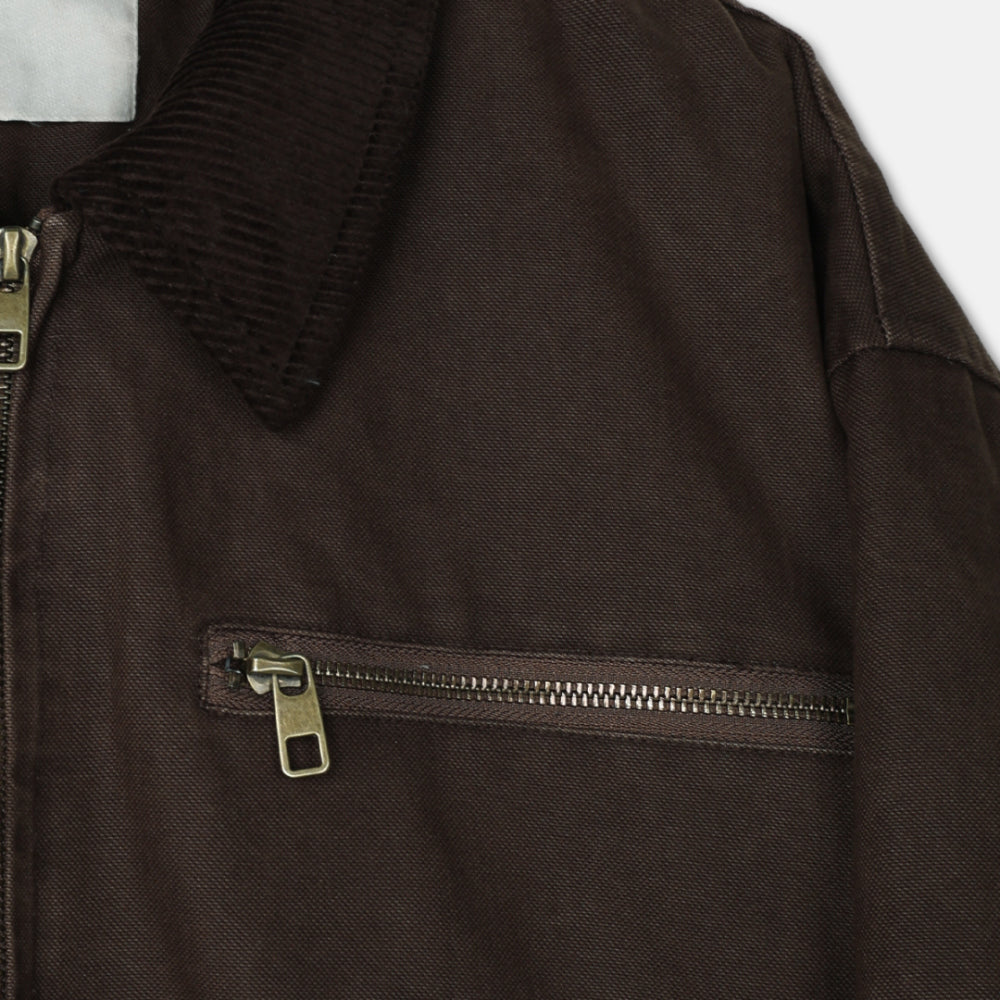 PREMIUM👑韓製重工短版拼接工裝外套｜2色入