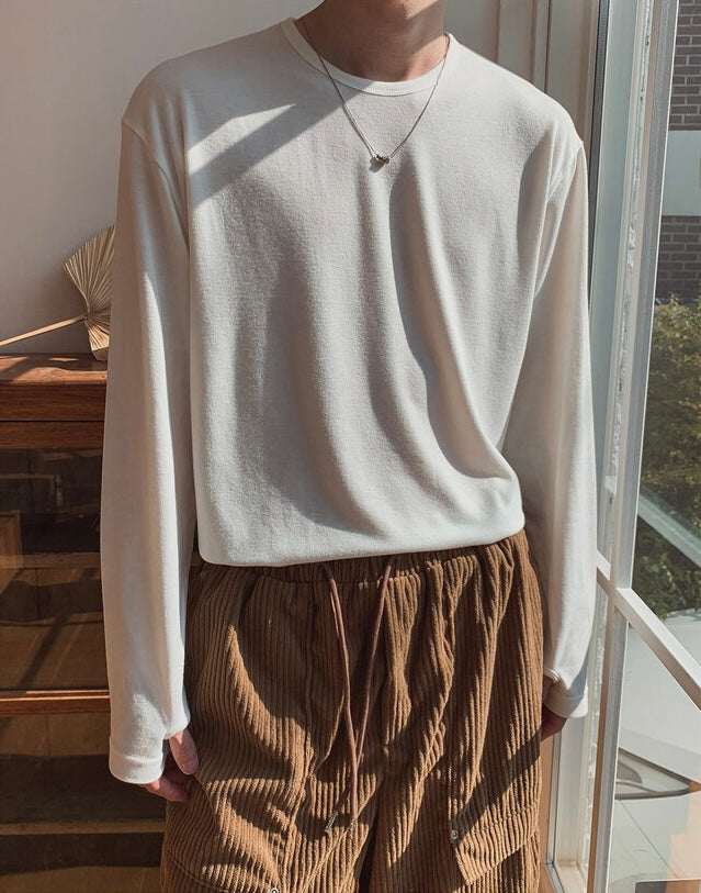 HEAT UP🍁基礎款質感圓領長袖｜4色入