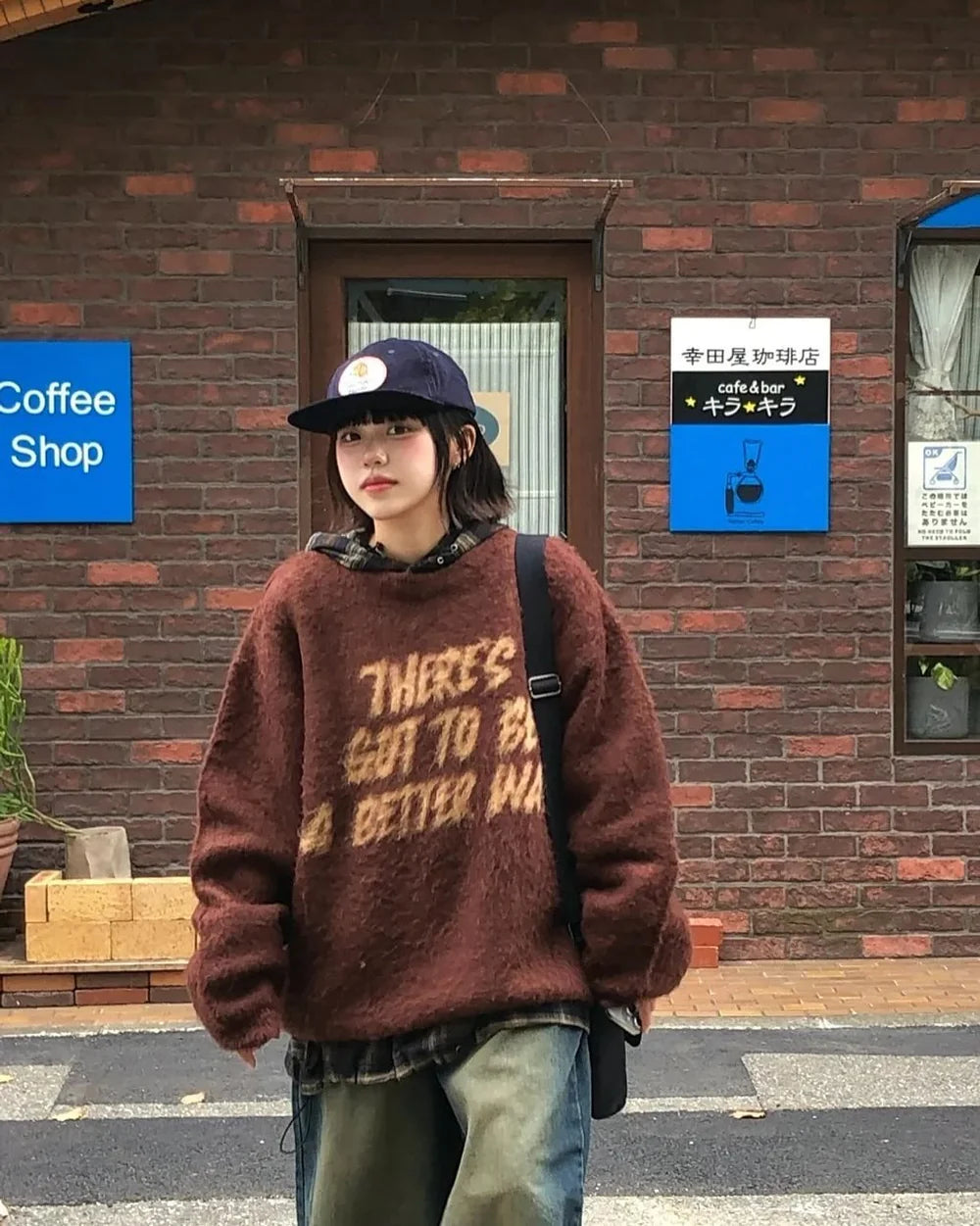 A better way 圓領針織衫