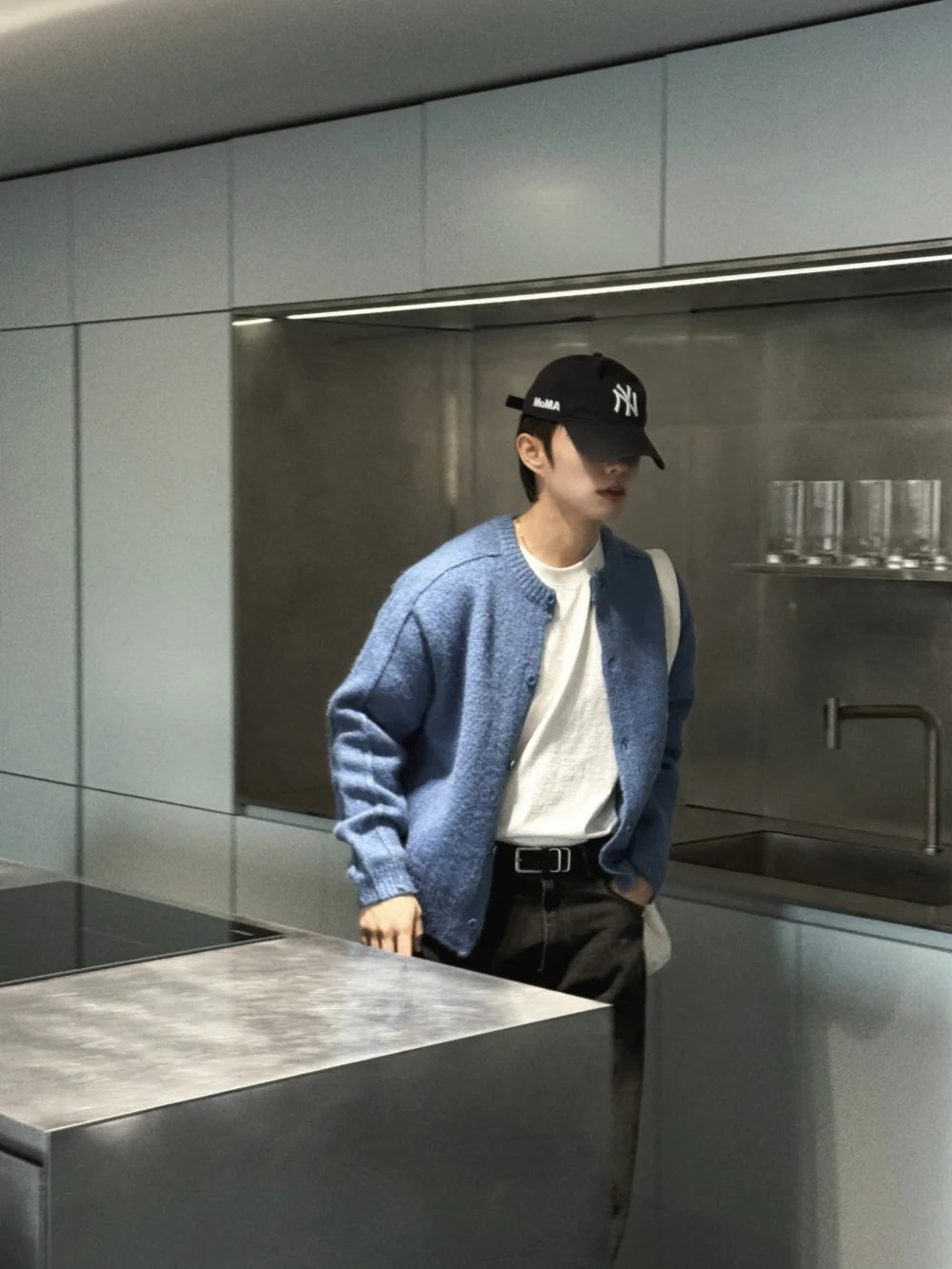 立體剪裁顯肩闊💪🏻圓領短款開胸針織衫｜6色入