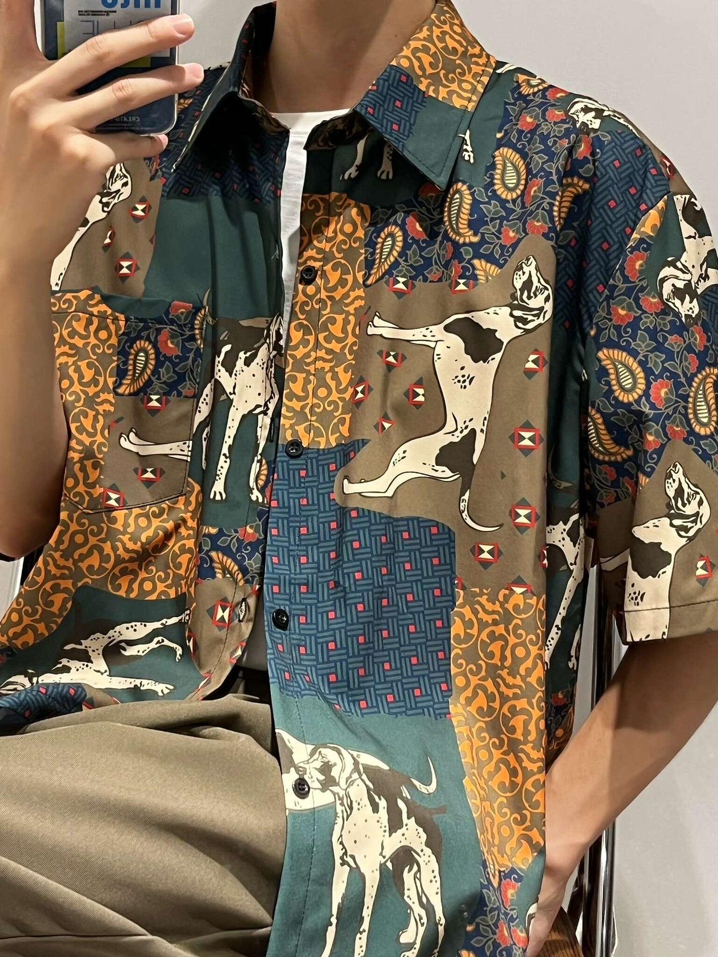 Pattern printed shirt