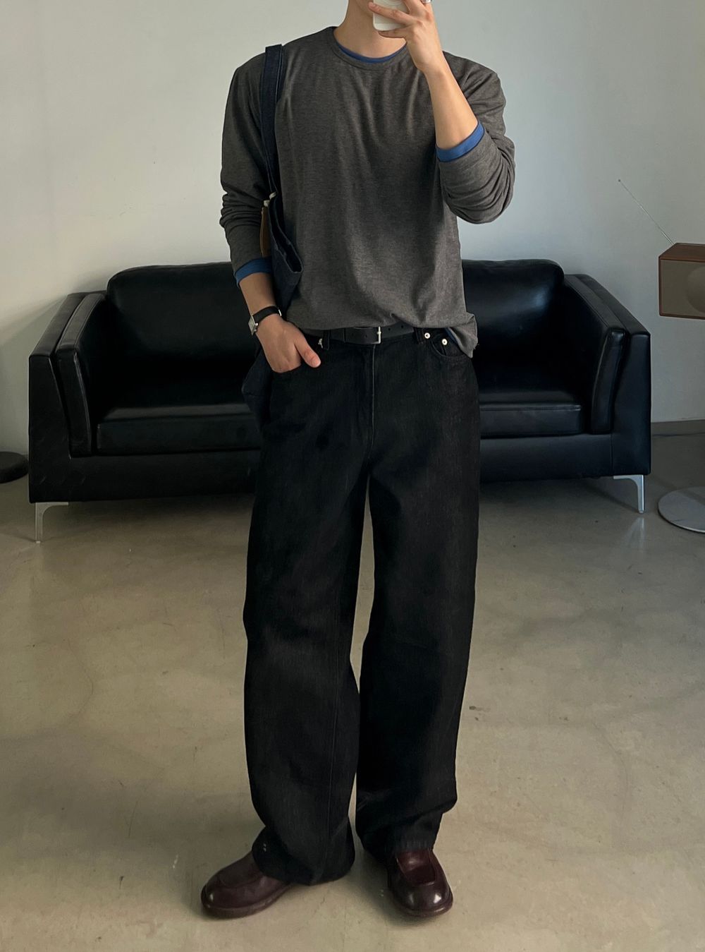 （1＋1）超親膚！韓製柔軟圓領長袖T恤｜9色入