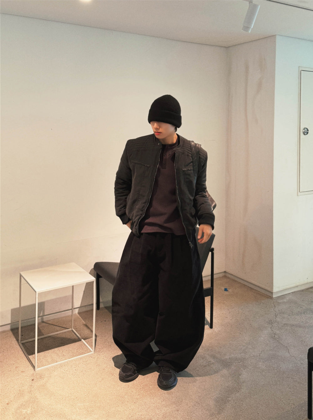 含內絨✔️百搭款寬鬆廓型休閒褲｜3色入