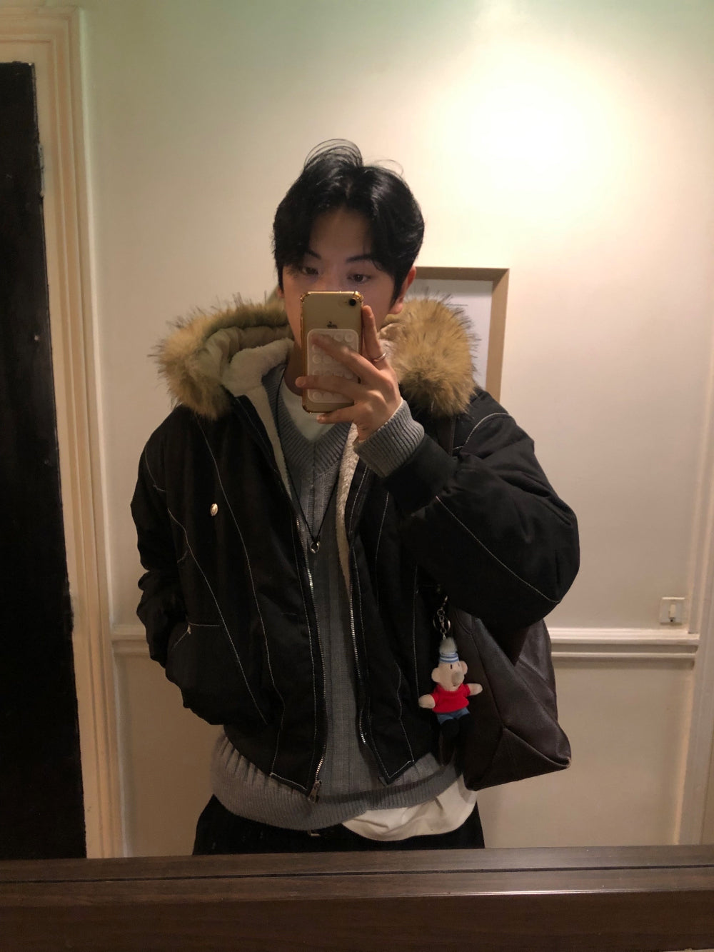 2026大熱款！Raccoon毛毛邊明線外套｜2色入