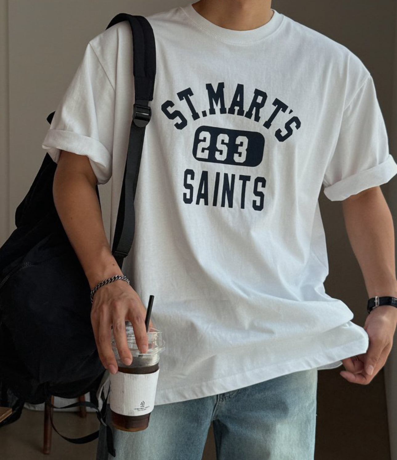 ST.MART's 印花Oversize短袖