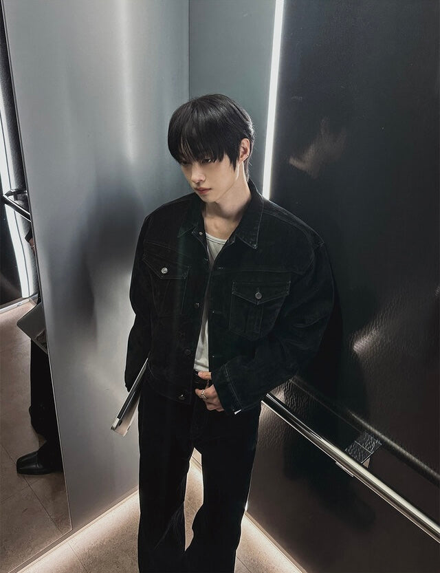 Premium！天鵝絨面牛仔外套｜2色入