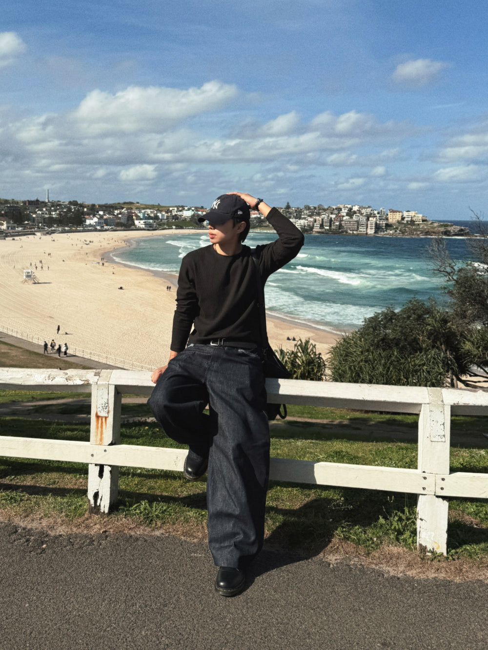 Gym人必備！窩夫紋短款長袖Tee￼