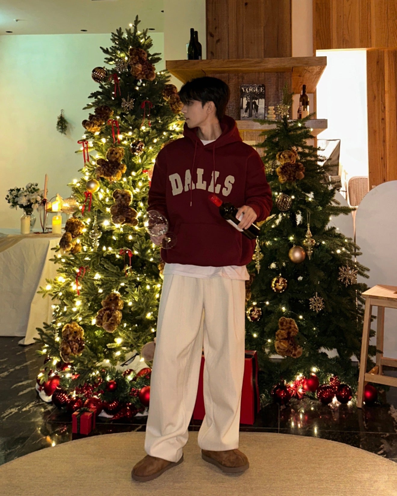 DALLS拼布連帽衛衣｜4色入