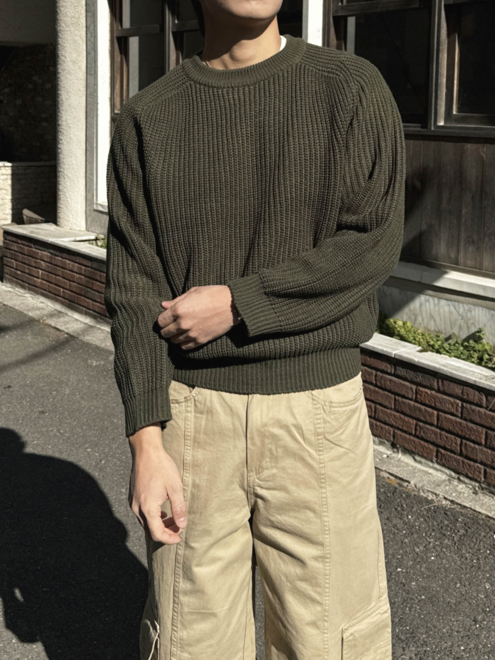 福利價🧧基礎款華夫格圓領針織衫｜7色入