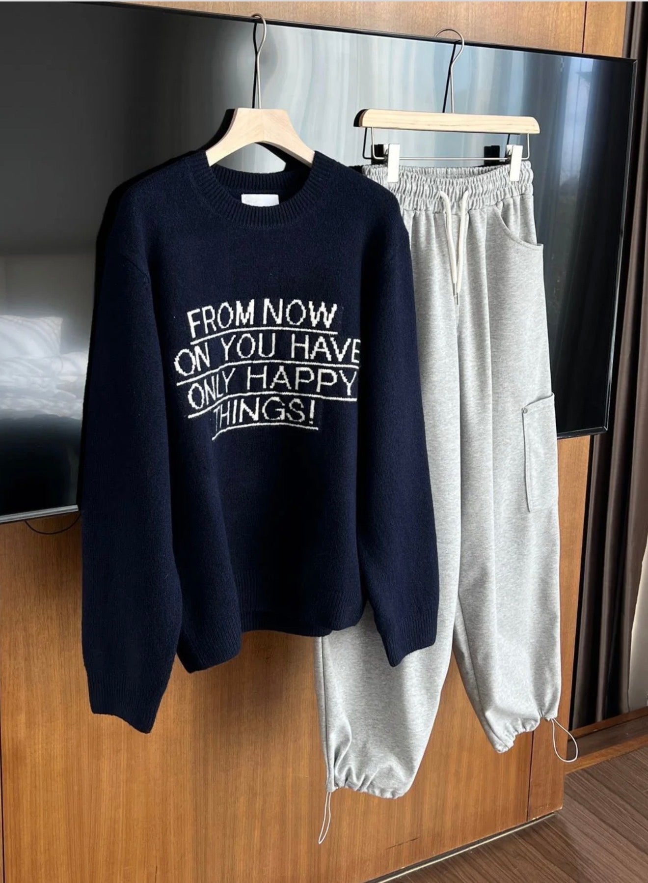 Premium👑簡約文字針織衫｜9色入