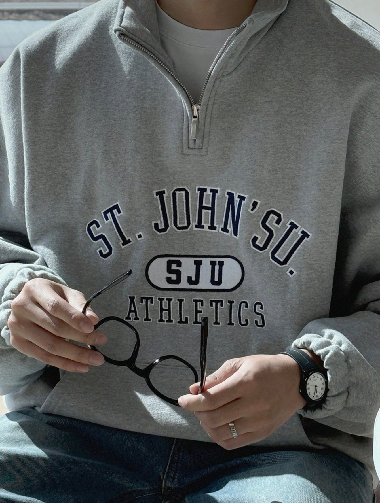 ST.JOHN’SU Half Zip MTM