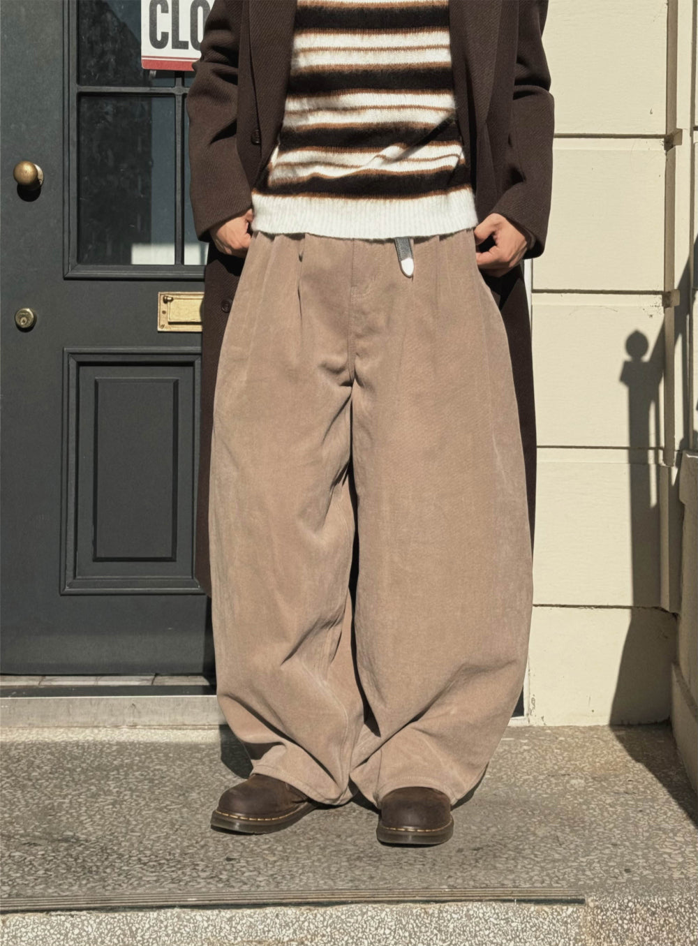 含內絨✔️百搭款寬鬆廓型休閒褲｜3色入