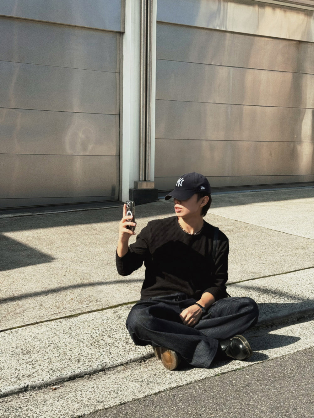 Gym人必備！窩夫紋短款長袖Tee￼