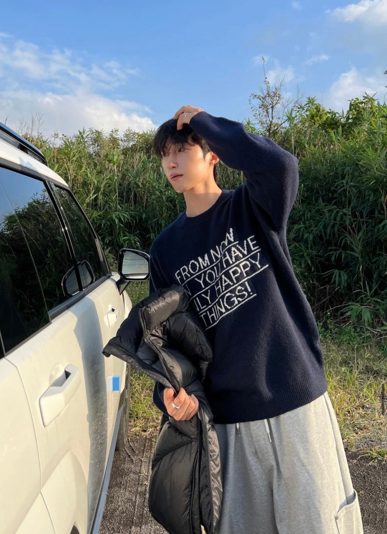 Premium👑簡約文字針織衫｜9色入