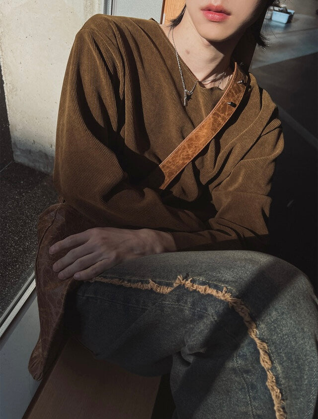 [氣質款]微V領內搭/單穿長袖