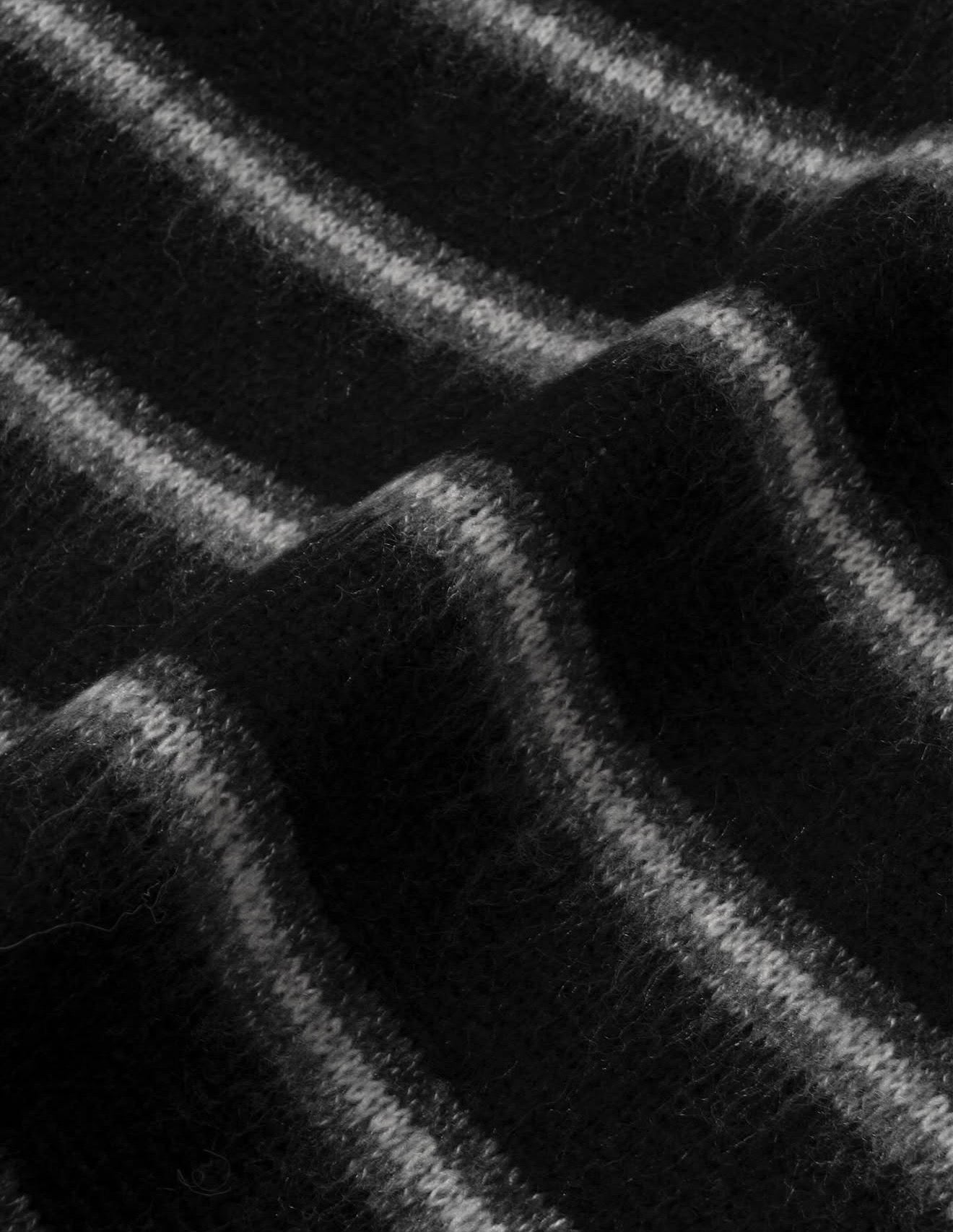 連帽款! 橫間針織拉鏈冷衫外套