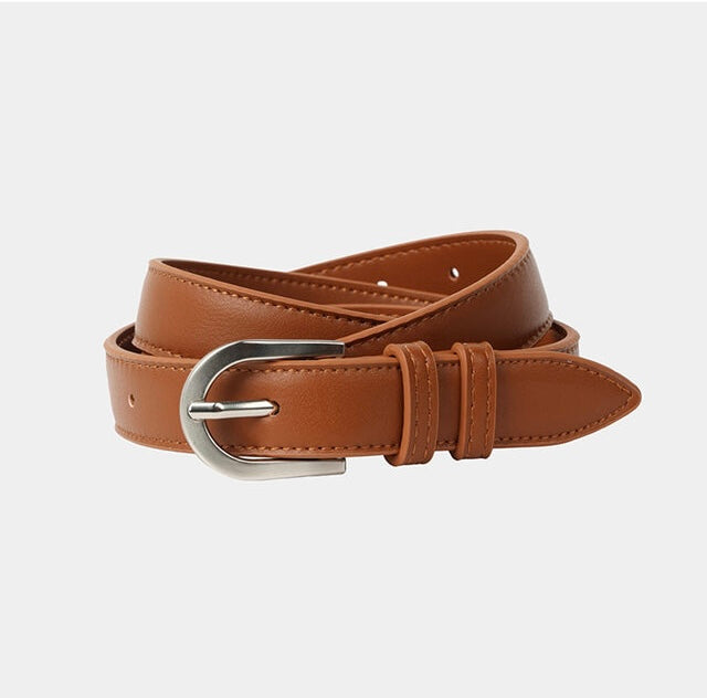 韓式簡約百搭皮帶｜3色