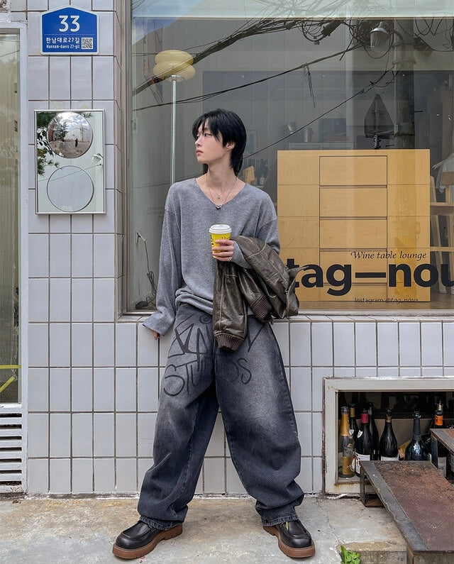 毛絮感！簡約純色V領馬海毛TOP｜4色入