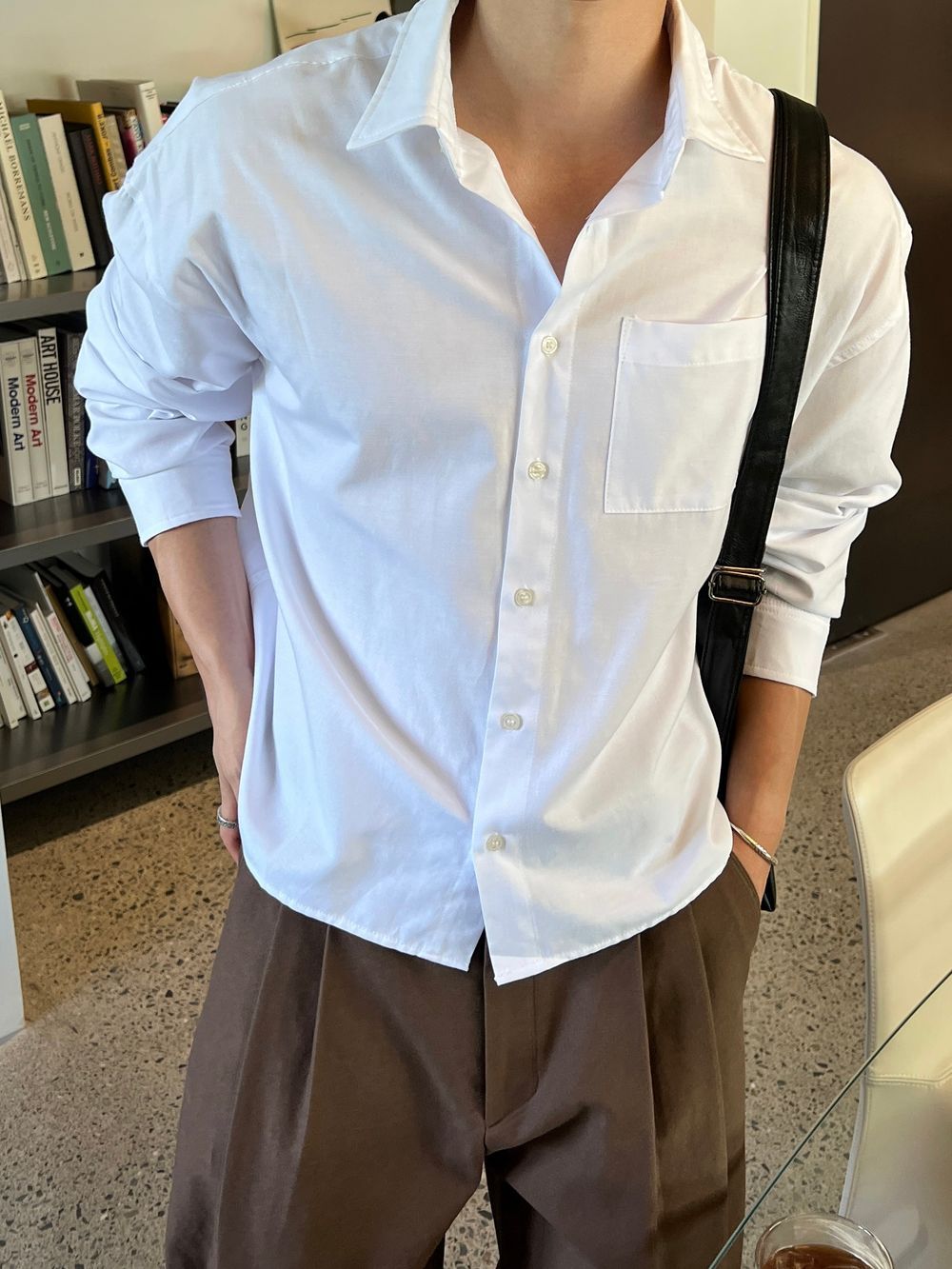 四季皆可穿！經典半短版牛津恤衫｜6色入