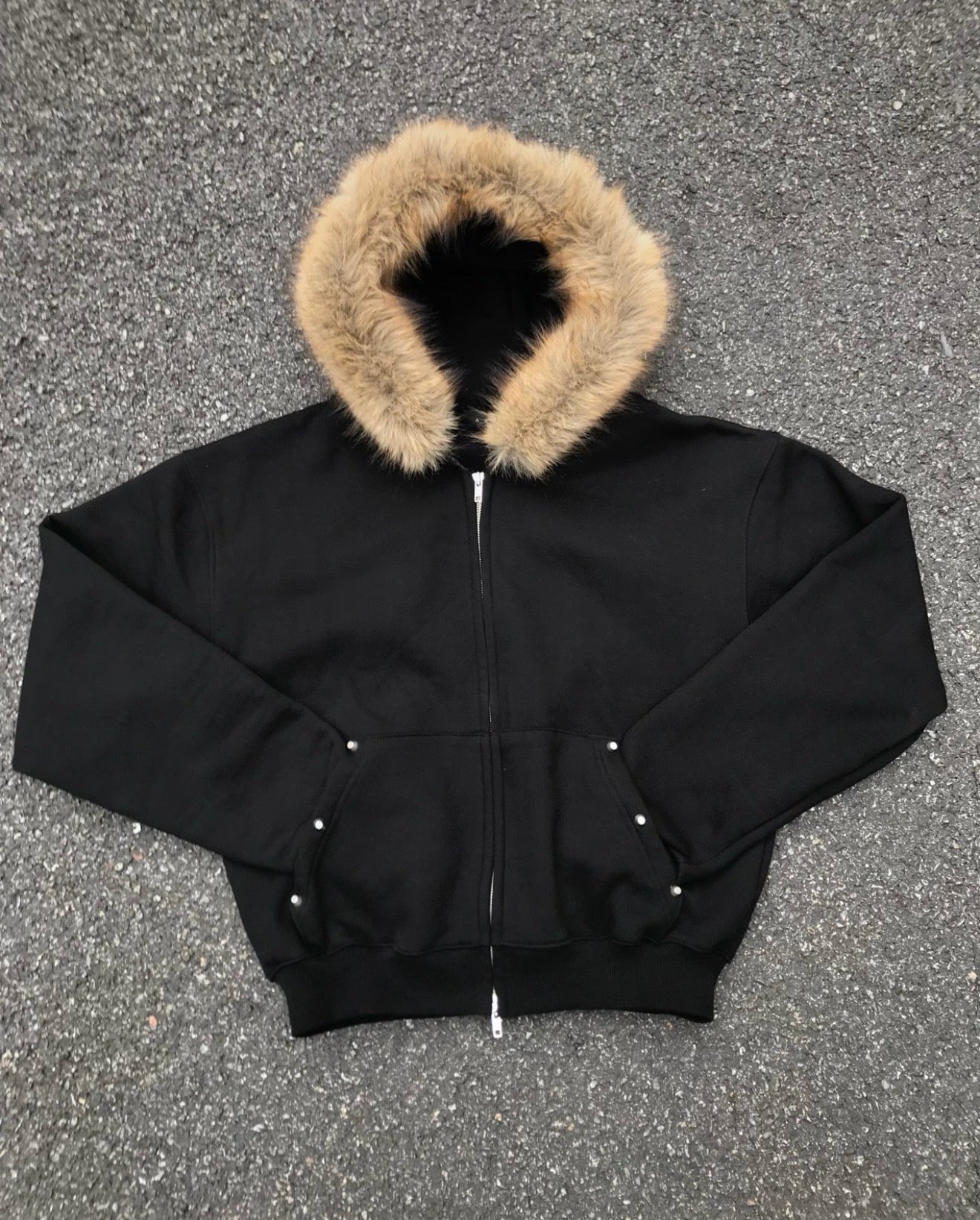 短款比例更好！重磅刷毛開胸衛衣｜2色入