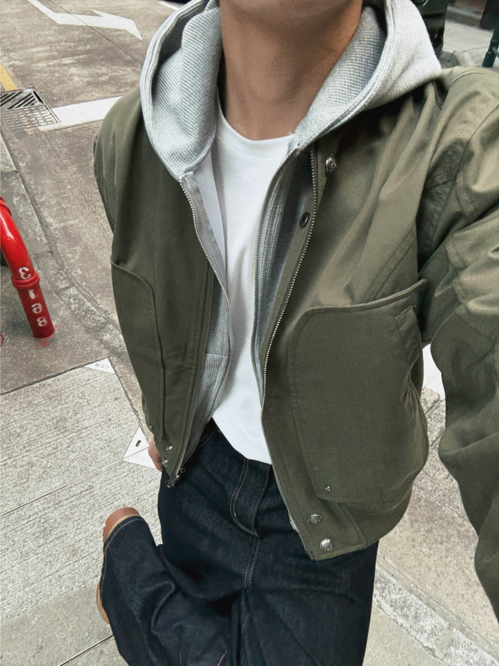 金屬細節加分！大口袋短款MA1｜2色入