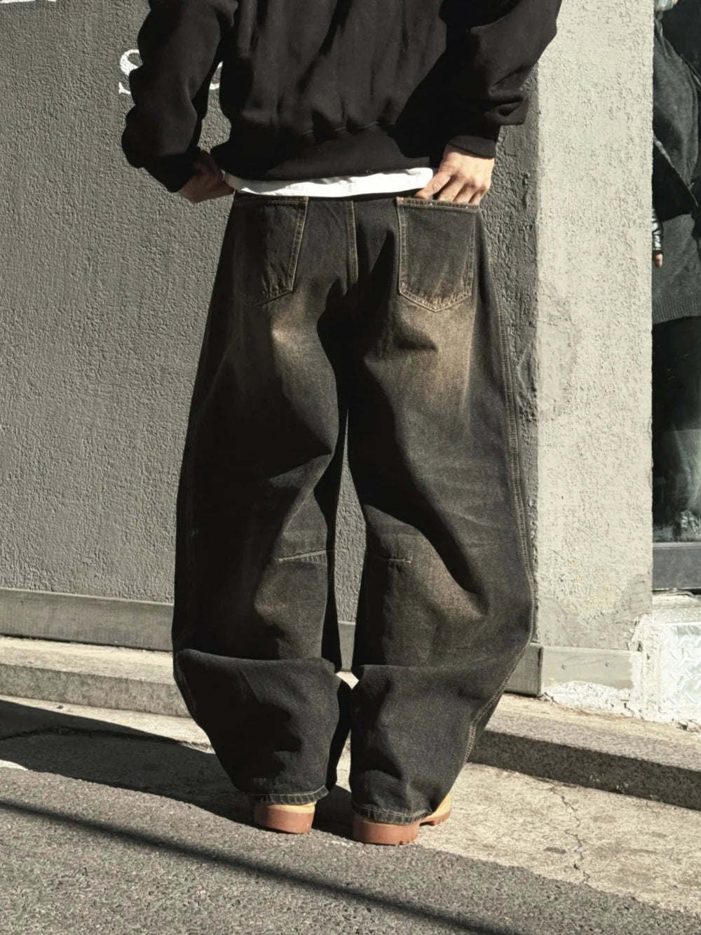 美式街頭感☄️水洗牛仔微闊形牛仔褲｜7色入